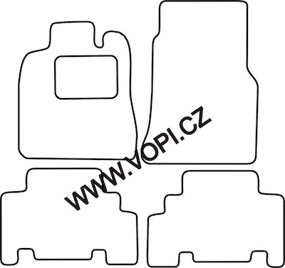 Autokoberce Mercedes A W168 1998 - 2004  Royalfit (2916)